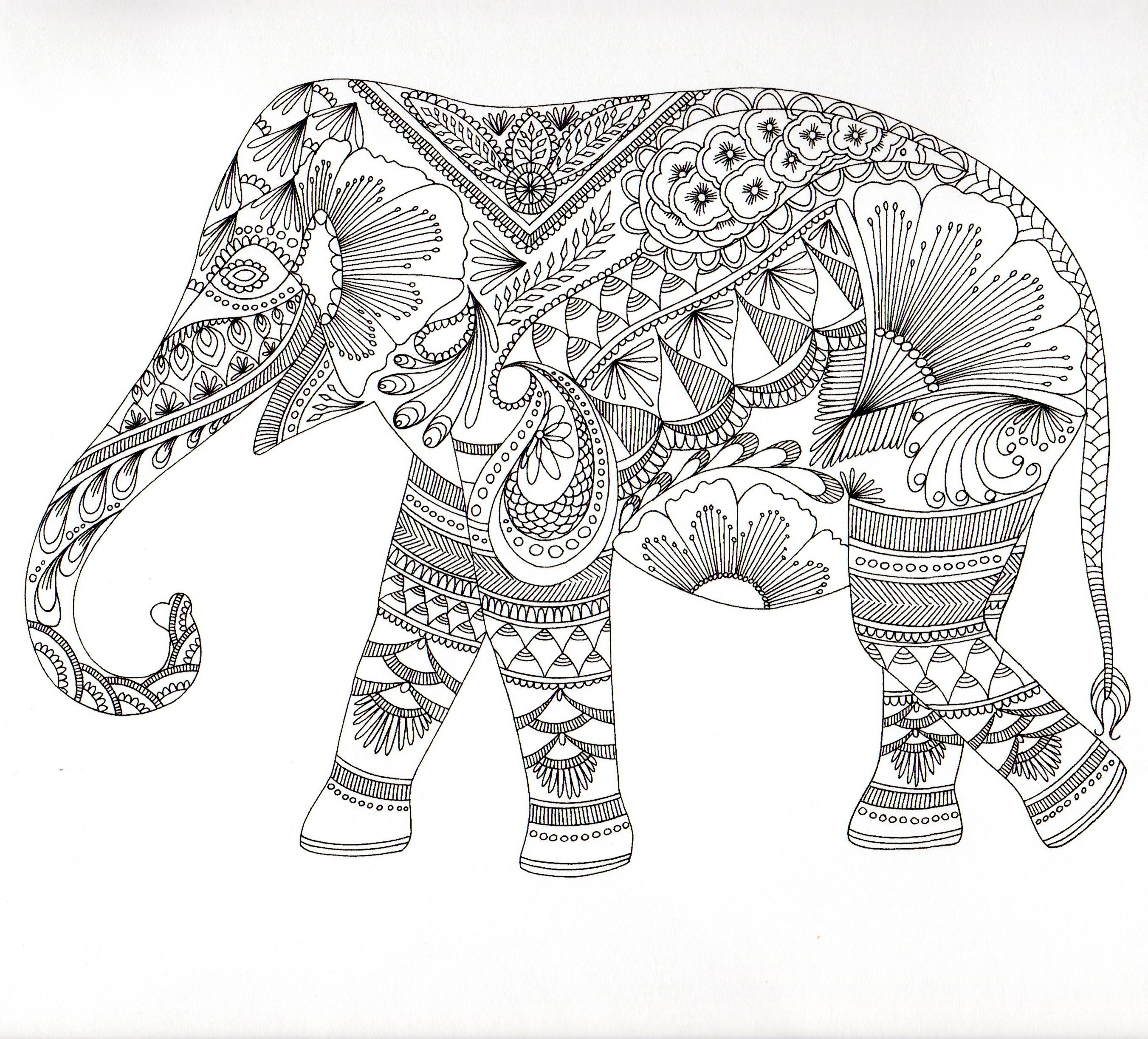 Coloriage Mandala Elephant Nouveau Collection 16 Dessins De Coloriage éléphant Mandala à Imprimer