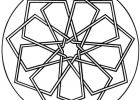 Coloriage Mandala Simple Impressionnant Image Coloriage Mandala Géométrique Simple
