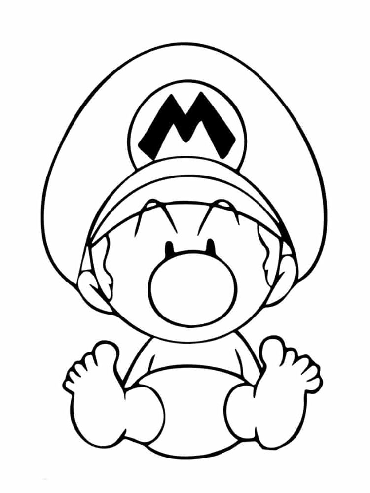 Coloriage Marin Beau Image Coloriage Mario à Imprimer Des Dessins Gratuits Du Jeu Vidéo