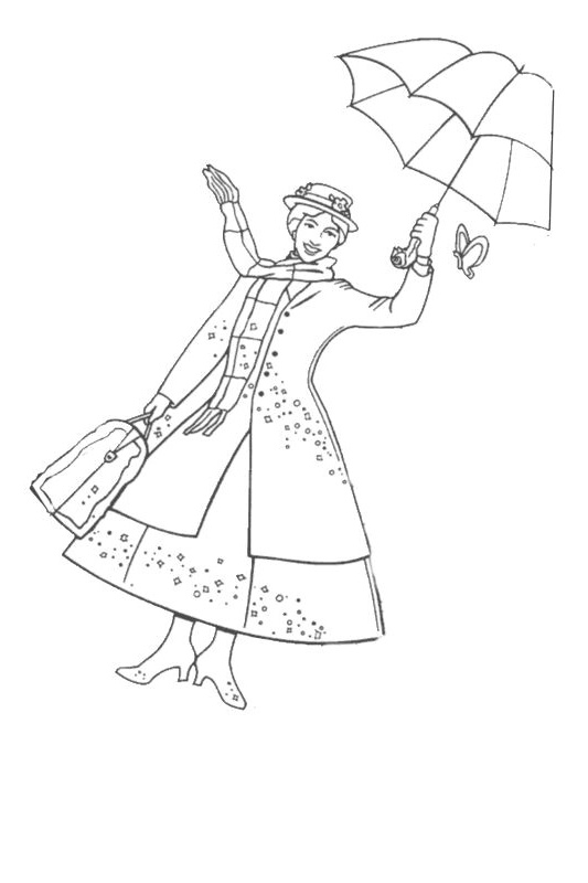 Coloriage Mary Poppins Beau Galerie Coloriage Mary Poppins