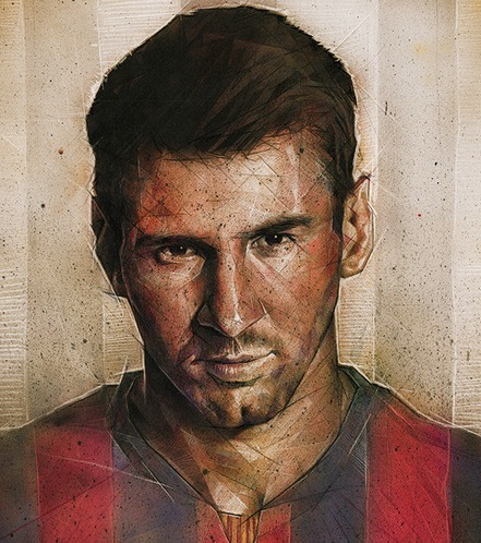 Coloriage Messi Beau Images Messi Ronaldo Agüero Les Plus Grands Joueurs Sublimés
