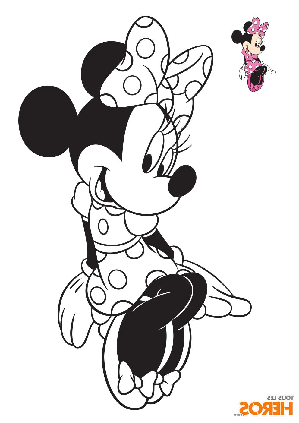 Coloriage Mickey Minnie Inspirant Photos Coloriages Minnie Téléchargez Les Gratuitement Sur Le