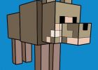 Coloriage Minecraft à Imprimer Beau Photos Coloriage Le Loup Dans Minecraft A Imprimer