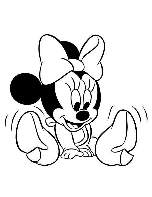 Coloriage Minnie Bébé Impressionnant Photos Coloriage Minnie Et Dessin Minnie à Imprimer Avec Mickey…