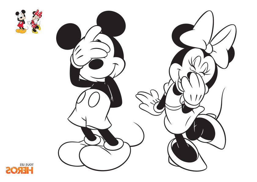 Coloriage Minnie Bestof Stock Coloriages Mickey Et Minnie Gratuits Sur Le Blog De tous