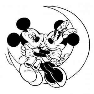 Coloriage Minnie Mickey Beau Stock Coloriage Mickey Mouse Et Minnie Dessin Gratuit à Imprimer