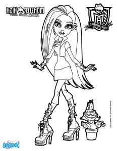 Coloriage Monster High à Imprimer Cool Collection 18 Dessins De Coloriage Monster High En Ligne à Imprimer