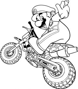 Coloriage Moto Cross à Imprimer Bestof Images Coloriage Moto Mario à Imprimer