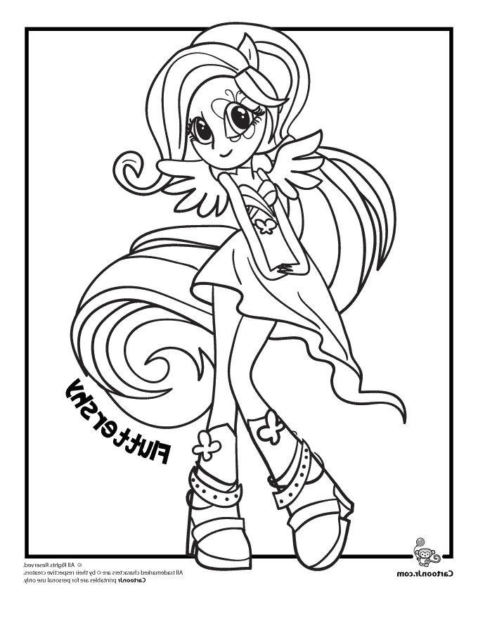 Coloriage My Little Pony Equestria Girl Cool Stock Coloriage My Little Pony Equestria Girl Rainbow Rocks A