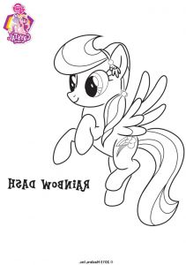 Coloriage My Little Pony Rainbow Dash Cool Galerie Coloriage De Fluttershy Rainbow Dash