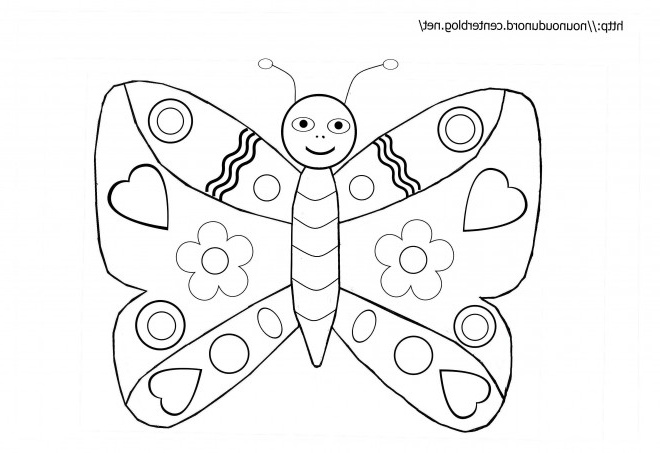 Coloriage Papillon Maternelle Beau Galerie Coloriage Papillon Mignonne Dessin Gratuit à Imprimer