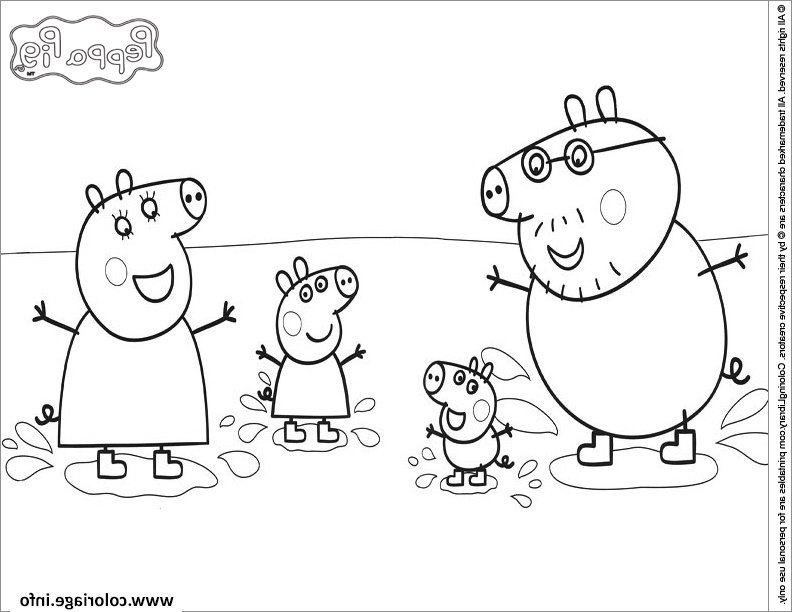 Coloriage Peppa Beau Image Coloriage Peppa Pig 267 Jecolorie