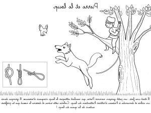 Coloriage Pierre Et Le Loup Cool Image Promenons Nous Dans Les Bois Les Chansons De Pinpin Et Lili