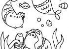 Coloriage Pusheen Beau Images Coloriage Pusheen the Cat Underwater Jecolorie
