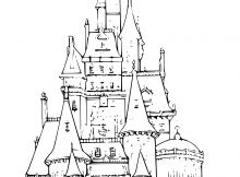 Coloriage Reine Des Neiges Chateau Inspirant Image Coloriage Chateau