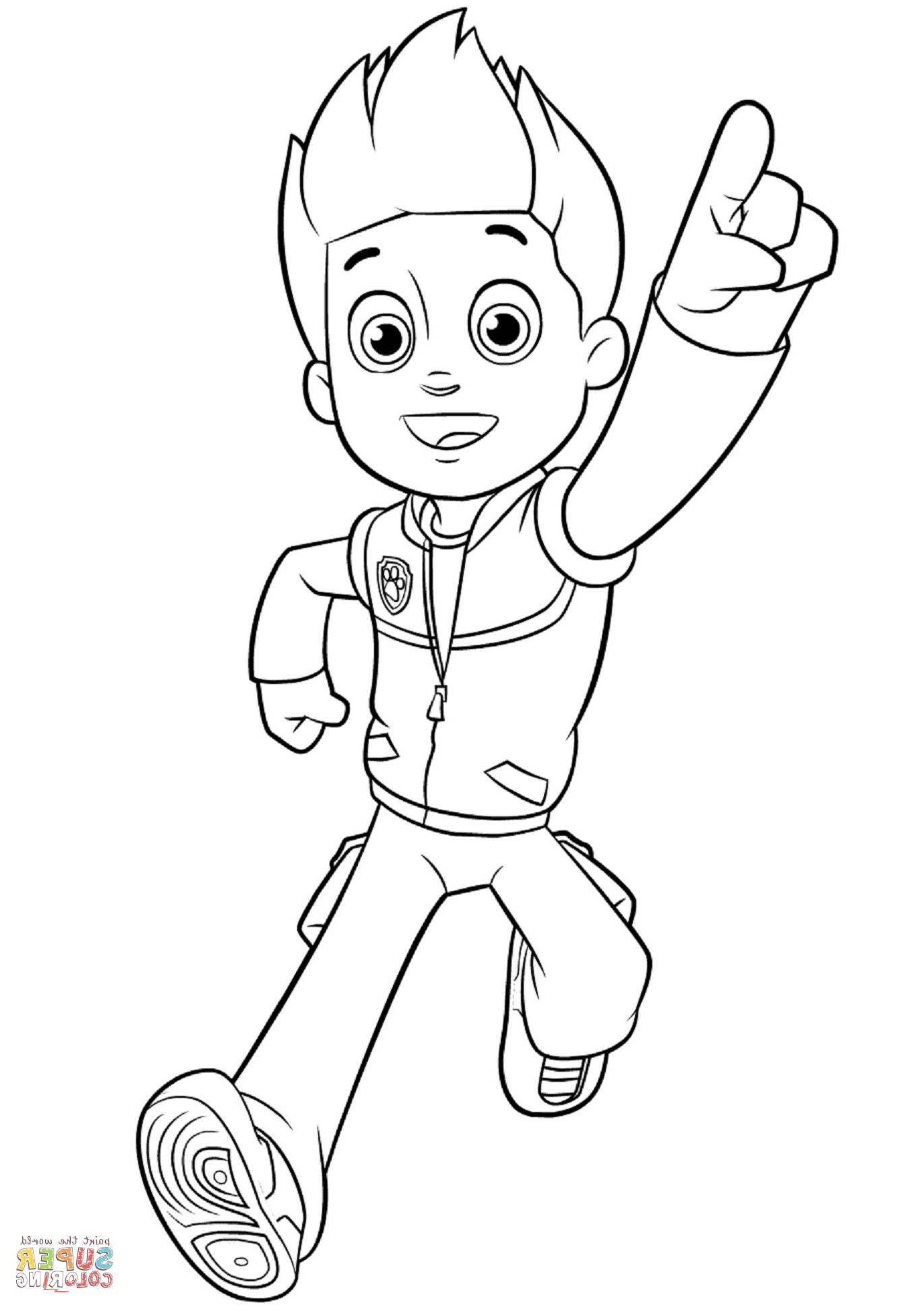 Coloriage Ryder Beau Image Coloriage Paw Patrol Ryder