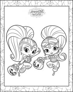 Coloriage Shimmer and Shine Unique Photos Coloriage Shimmer Et Shine Halloween Pack Dessin