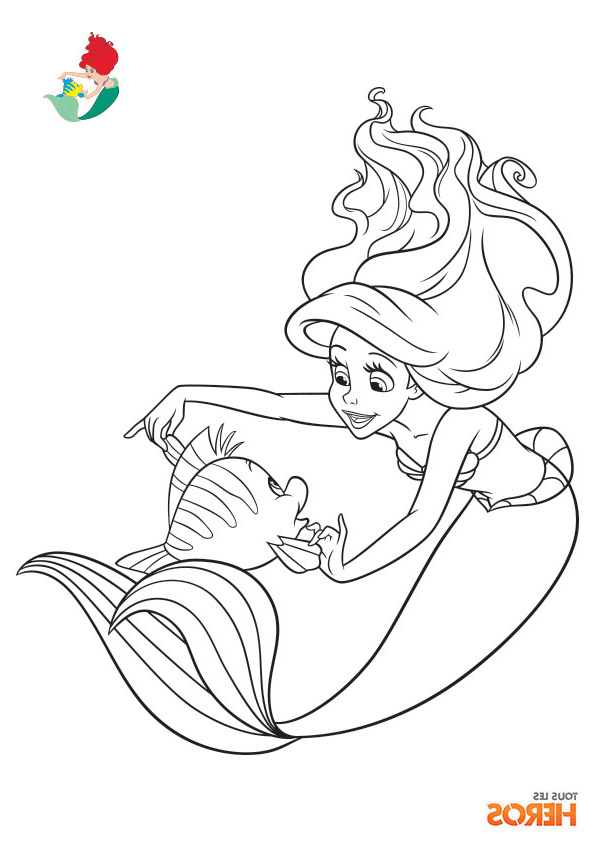 Coloriage Sirene Ariel Unique Photos Coloriage Princesse Disney à Imprimer En Ligne