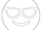 Coloriage Smiley Coeur Nouveau Images Emoji Sunglasses Free Sheets Coloring Pages Printable