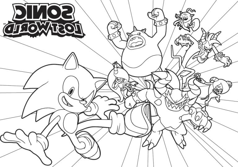 Coloriage sonic Boom Cool Galerie 46 Dessins De Coloriage sonic Boom à