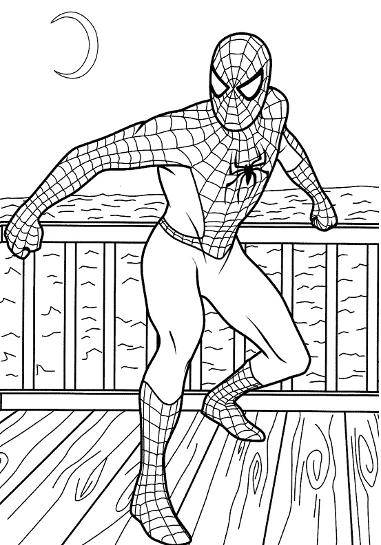 Coloriage Spiderman A Imprimer Beau Image Spiderman 4 Super Héros – Coloriages à Imprimer