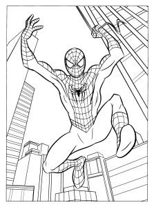 Coloriage Spiderman A Imprimer Luxe Stock Spiderman 1 Super Héros – Coloriages à Imprimer