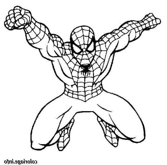 Coloriage Spiderman à Imprimer Nouveau Photos Coloriage Spiderman 242 Jecolorie