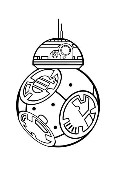 Coloriage Star Wars Bb8 Impressionnant Collection Coloriages Star Wars Saga