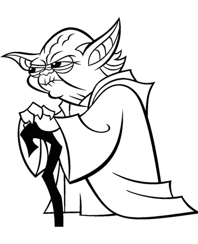 Coloriage Star Wars Clone Beau Photographie Yoda Coloring