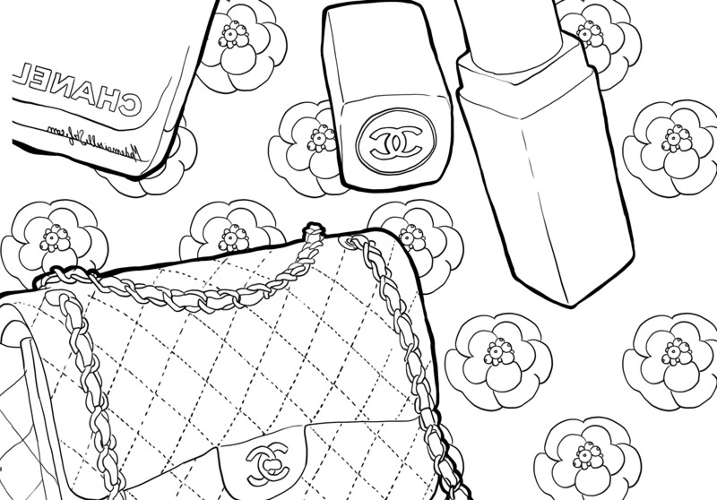 Coloriage Starbucks Inspirant Photos Coloriage Sac Chanel I Mademoiselle Stef