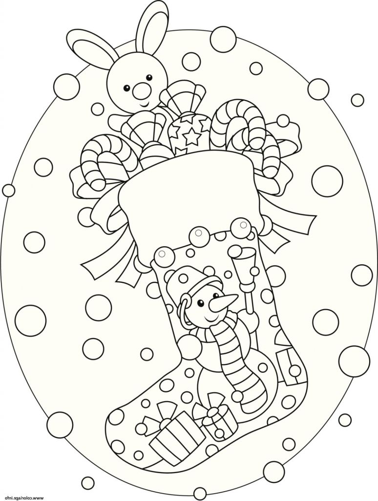 Coloriage Tchoupi Noel Élégant Image Coloriage Bas De Noel Facile