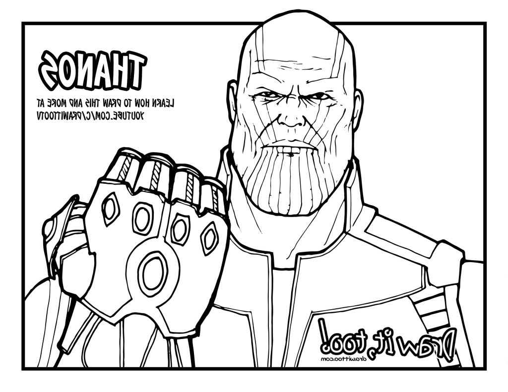 Coloriage Thanos Inspirant Collection How to Draw Thanos Avengers Infinity War Drawing