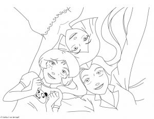 Coloriage totally Spies Sam Luxe Photos Sam Alex Et Clover Est Un Coloriage Des totally Spies