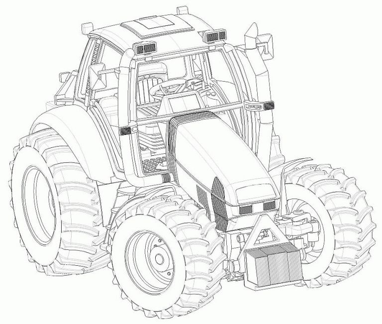 Coloriage Tracteur John Deere Impressionnant Photos Dessin à Imprimer