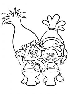 Coloriage Troll Impressionnant Stock Trolls Coloring Pages to and Print for Free