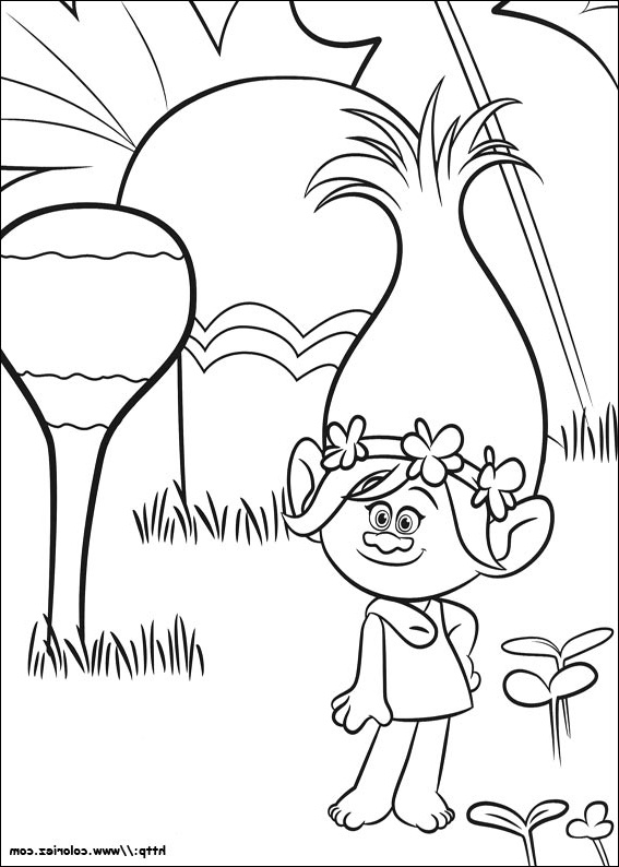 Coloriage Trolls Poppy Beau Images Coloriage Poppy