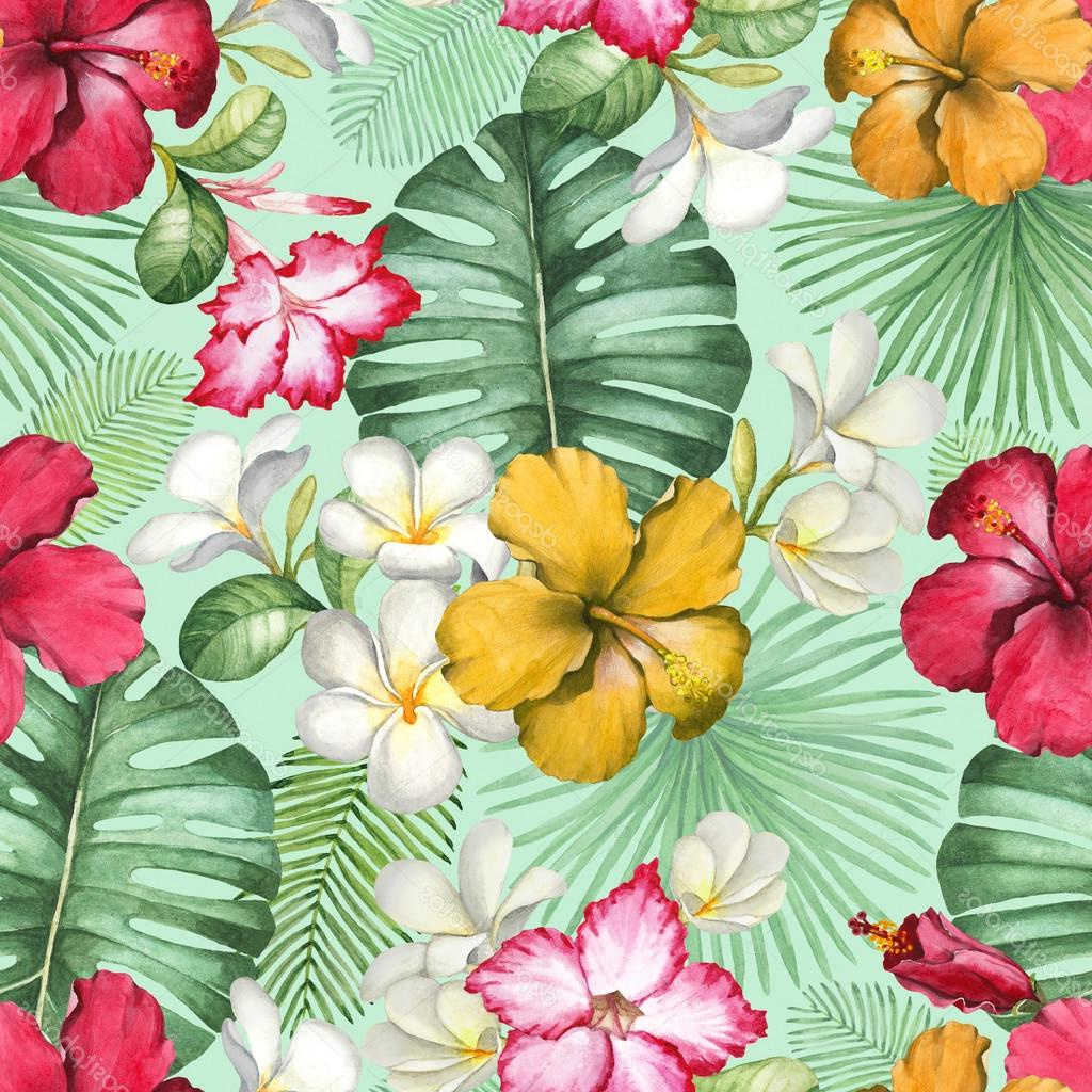 Coloriage Tropical Nouveau Galerie Dessin Aquarelle Fleurs Tropicales — Graphie Sashsmir