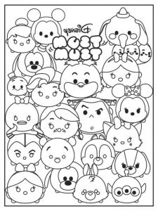 Coloriage Tsum Tsum A Imprimer Nouveau Photos Tsum Tsum Coloring Pages Best Coloring Pages for Kids