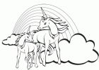 Coloriage Unicorn Bestof Photos Unicorn Rainbow Coloring Pages Coloring Home