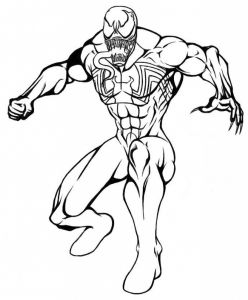 Coloriage Venom Bestof Collection Dibujos De Venom Luchando Para Colorear Pintar E Imprimir