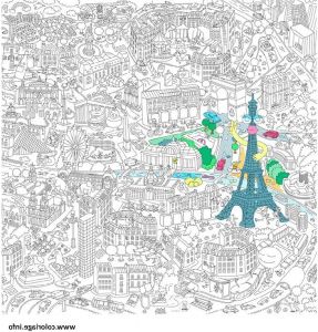 Coloriage Ville De Paris Inspirant Image Coloriage Xxl Ville De Paris France 2 Dessin