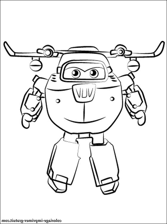 Coloriage Wings Luxe Stock Donnie Super Wings