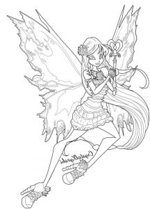 Coloriage Winx Bloom Unique Images Bloom Mythix Lineart by Crystalkyoshi On Deviantart