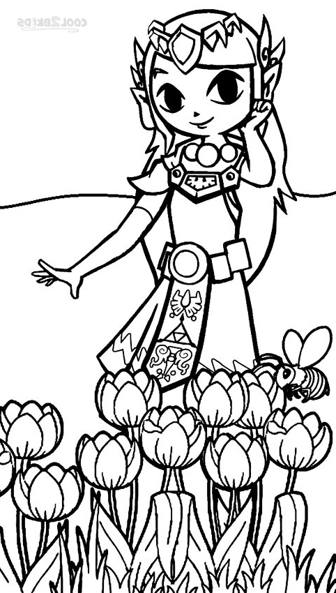 Coloriage Zelda Ocarina Of Time Impressionnant Photos Printable Zelda Coloring Pages for Kids