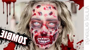 Coloriage Zombie Qui Fait Peur Luxe Photos Maquillage Halloween Zombie Gore Qui Fait Peur Sans
