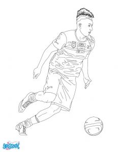 Coloriages Foot Impressionnant Collection Coloriages Stephan El Shaarawy Fr Hellokids