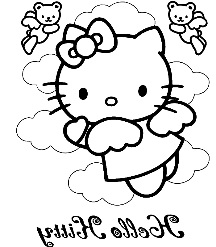 Coloriages Hello Kitty Bestof Images Jeux Coloriage Hello Kitty Pour Fille