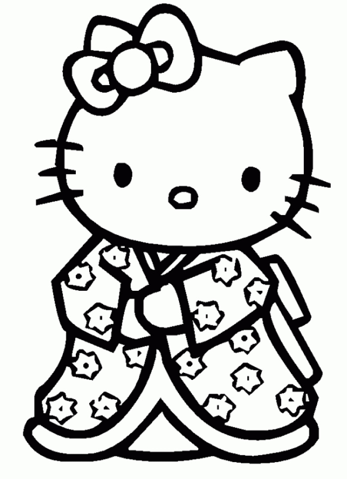 Coloriages Hello Kitty Impressionnant Collection Coloriage Hello Kitty Dessins A Imprimer Pour Les Moyens