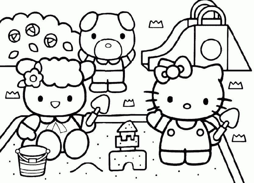 Coloriages Hello Kitty Nouveau Collection Coloriage Hello Kitty Sur Jeudefille