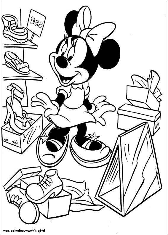 Coloriages Minnie Impressionnant Image Coloriage Minnie Mouse